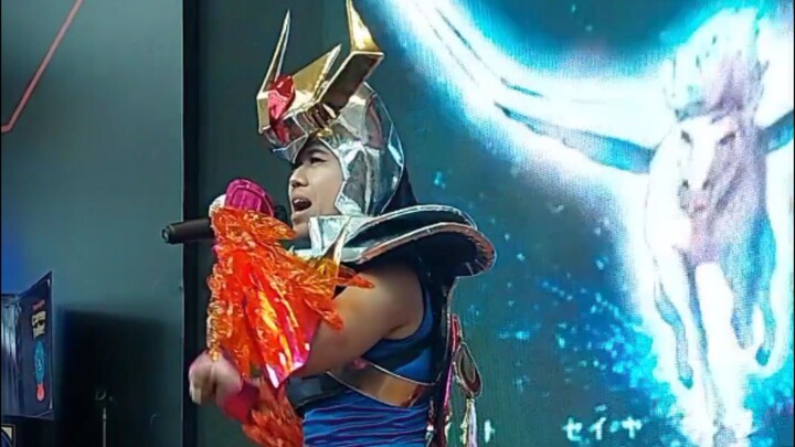 keseruan nyanyi bareng, ost Saint seiya