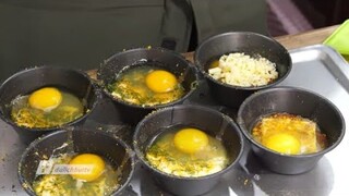 Bánh trứng nướng Hàn Quốc - fried egg pancake | món ăn đường phố Hàn Quốc - Korean Street Food