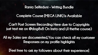 Rania Selfeduni course - Writing Bundle download