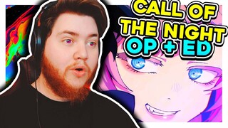 ABSOLUTE BANGERS 🔥 | Call of The Night (Yofukashi no Uta) ANIME OPENING + ENDING REACTION & REVIEW