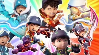 BOBOIBOY MOVIE 2 - KUASA 7 - All Elemental Powers & Weapons 2019