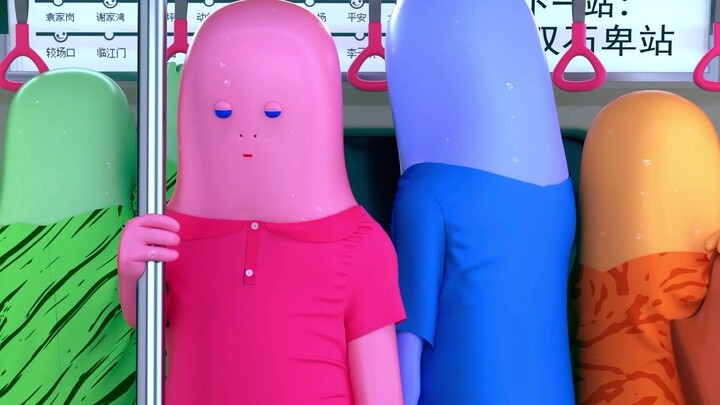 Animasi|Animasi 3D-1 Hari Kehidupan Penutup Telinga Pink