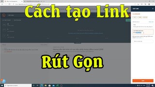 Hướng dẫn cách Rút Gọn link mới nhất