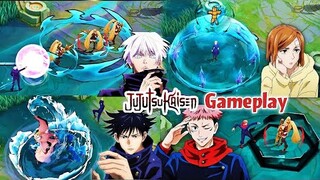 JUJUTSU KAISEN SKINS GAMEPLAYS!🔥Yin, Xavier, Melissa, Julian🧧Mobile Legends🌸