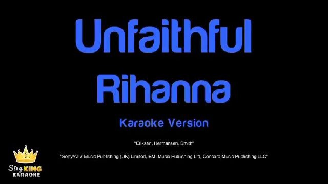 unfaithful (karaoke)