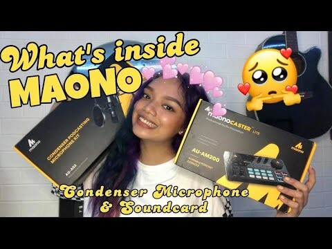 Unboxing : MAONO Soundcard & Condenser Microphone (Philippines)