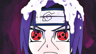 The crow pulled a big one on Uchiha Itachi's head!