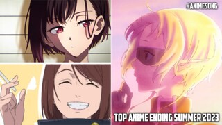 My Top Anime Endings Summer 2023