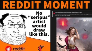 Narcissist Reddit Mod Bans Artist For "Bad" Style