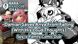 Damian Saves Anya From Falling [Spy X Family Comic Dub] [Anya] [Sy-On Boy] [Damian] [Damianya]