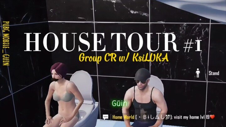 HOUSE TOUR #1 | Group Cr with KsiLUKA