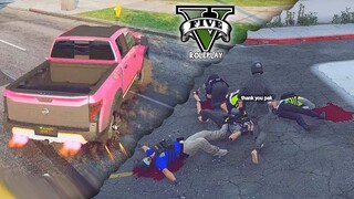 TRICKSTER ROBBERY - DIKEPUNG KEPOLISIAN !! GTA V ROLEPLAY