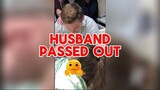How momma pushed baby out ~ Husband passed out 😵 #viral #hilarious #funny