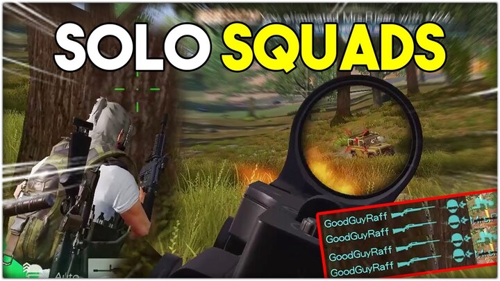 SOLO VS SQUAD (KNIVES OUT GAMEPLAY)