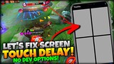 How To Fix Touchscreen Delay in Mobile Legends || Optimize Touch Response of your Device!