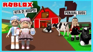 Aku Dan Adiku Di Adopsi Tante Penjual Susu Sapi Di Roblox Brookhaven ft @Shasyaalala