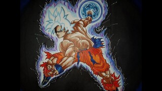 Drawing Goku Mastered Ultra Instinct