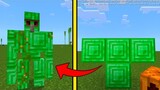 Emerald Golem in Minecraft Bedrock Edition