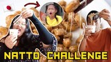 TRYING JAPANESE FOOD 🇯🇵 NATTO CHALLENGE *Stinky fermented soy beans*