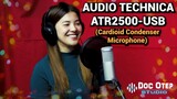 AUDIO TECHNICA ATR2500 USB Condenser Microphone (REVIEW and DEMO)