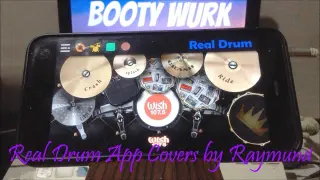 T-PAIN - BOOTY WURK FT. JOEY GALAXY (Real Drum App Covers by Raymund)