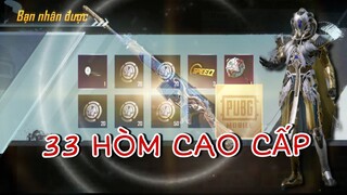 Mở 33 Phiếu Hòm Đồ Cao Cấp "Đền Thánh Ngầm" | PUBG MOBILE