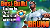 Bruno Best Build 2021 | Top 1 Global Bruno Build | Bruno - Mobile Legends
