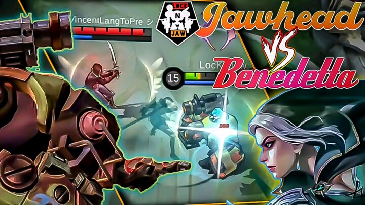 JAWHEAD VS AGGRESSIVE BENEDETTA | JAWHEAD GAMEPLAY | LocKnJaW