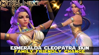 ESMERALDA CLEOPATRA FAMILY FRIENDLY CHANGE MOBILE LEGENDS UPDATE AND NEWS MLBB FAMILY FRIENDLY NEWS!