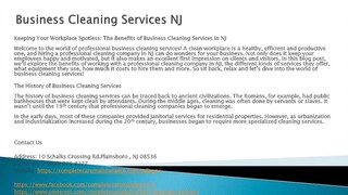 Business Cleaning Services NJ