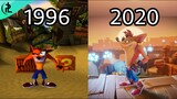 Crash Bandicoot Game Evolution [1996-2020]