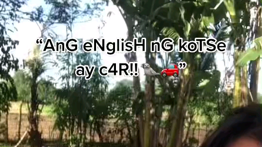 AnG eNglisH nG KoTSe ay C4R!! 😂