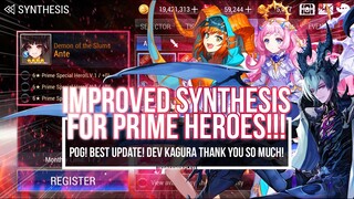 OMG PRIME HERO SYNTHESIS IS INSANE NOW!!! ❤️ DEV KAGURA!!! | Seven Knights