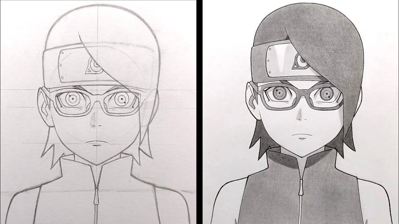 How to Draw SARADA Uchiha - Boruto - Bilibili: Nếu bạn muốn học vẽ nhân vật trong Naruto thì đừng bỏ qua Sarada Uchiha trong Boruto! Theo dõi video hướng dẫn trên Bilibili để có thể vẽ một cách chân thật và sinh động nhất.