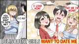 Two Hot Delinquent Girls Are In Love With Dull Introvert Guy Like Me (Comic Dub|Animated Manga)