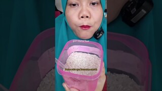 DYMA |ASMR RAW RICE EATING |Makan Beras | asmrrawriceeating| #asmrsounds  #asmr #shorts #mukbang(2)