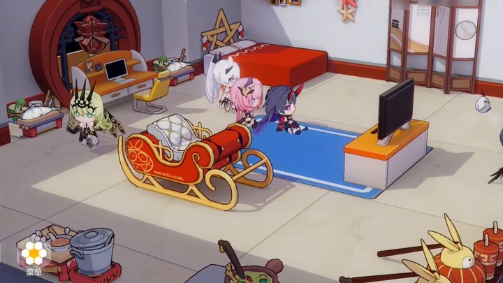 Honkai Impact Three Pink Goblin และบทสนทนาในหอพักของ Mei Easter Egg 2