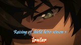 Raising of the shield hero season 3 anime trailer