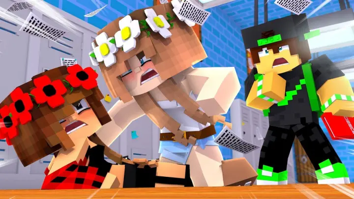 MY LITTLE SISTER GOT IN A FIGHT! Fame High EP1 (Minecraft Roleplay)
