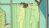 The Nohara family was noisy at night and got up in the morning listening to music and doing gymnasti