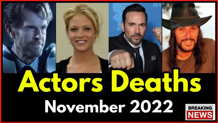 Actors Deaths November 2022