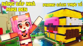 GẤU MORA NÂNG CẤP NHÀ MIKE ĐEN NHƯNG Ở THẾ GIỚI THỰC TẾ TRONG MINECRAFT