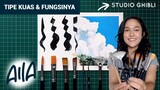 Tipe Kuas Lukis dan Kegunaannya | Paint With Me - Ghibli