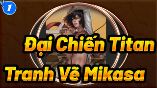 Mikasa | Đại Chiến Titan | Tranh Vẽ_1