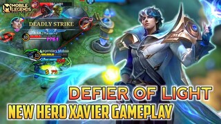 New Hero Xavier Defier Of Light Gameplay - Mobile Legends Bang Bang