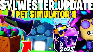 NOWY 🥳SYLWESTROWY UPDATE🥳 w PET SIMULATOR X! 🚀OSTATNI FILM w TYM ROKU🚀 ROBLOX