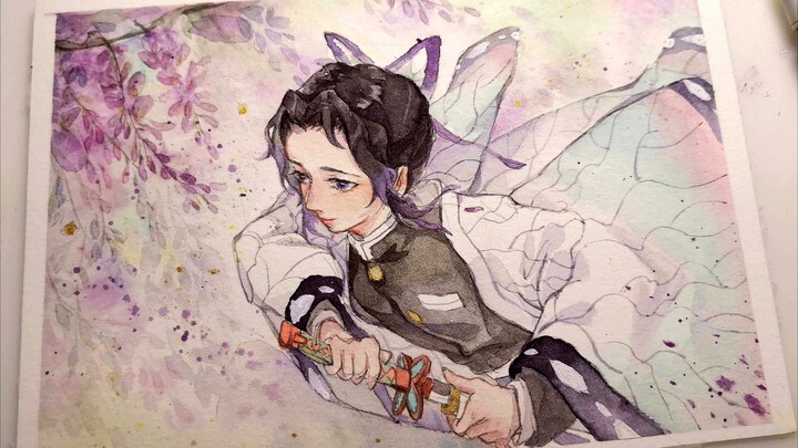[Doujin Watercolor] Shinobu Kochou