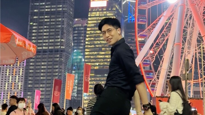香港街头翻跳maniac