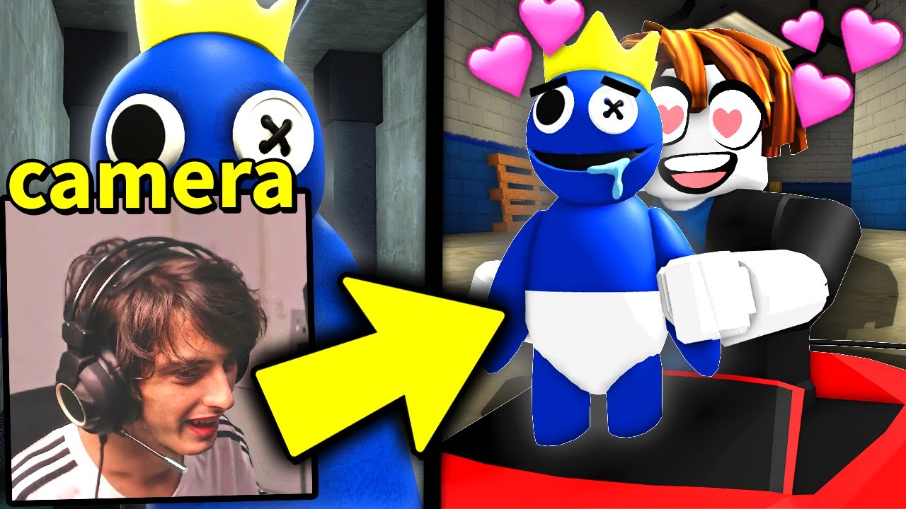 2 AZUL BABÃO NO RAINBOW FRIENDS ROBLOX 