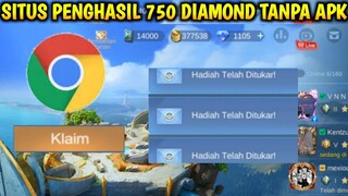 KLAIM 752 DIAMOND GRATIS DARI CHROME TANPA APLIKASI DIAMOND MOBILE LEGEND ML APK CARA DAPATKAN